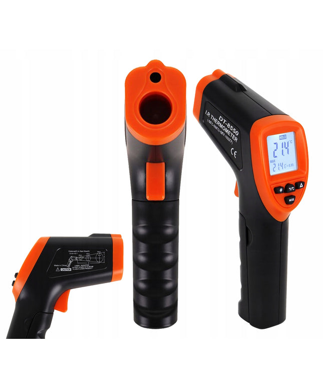 Lazerinis infraraudonųjų spindulių termometras Pirometras -50+550