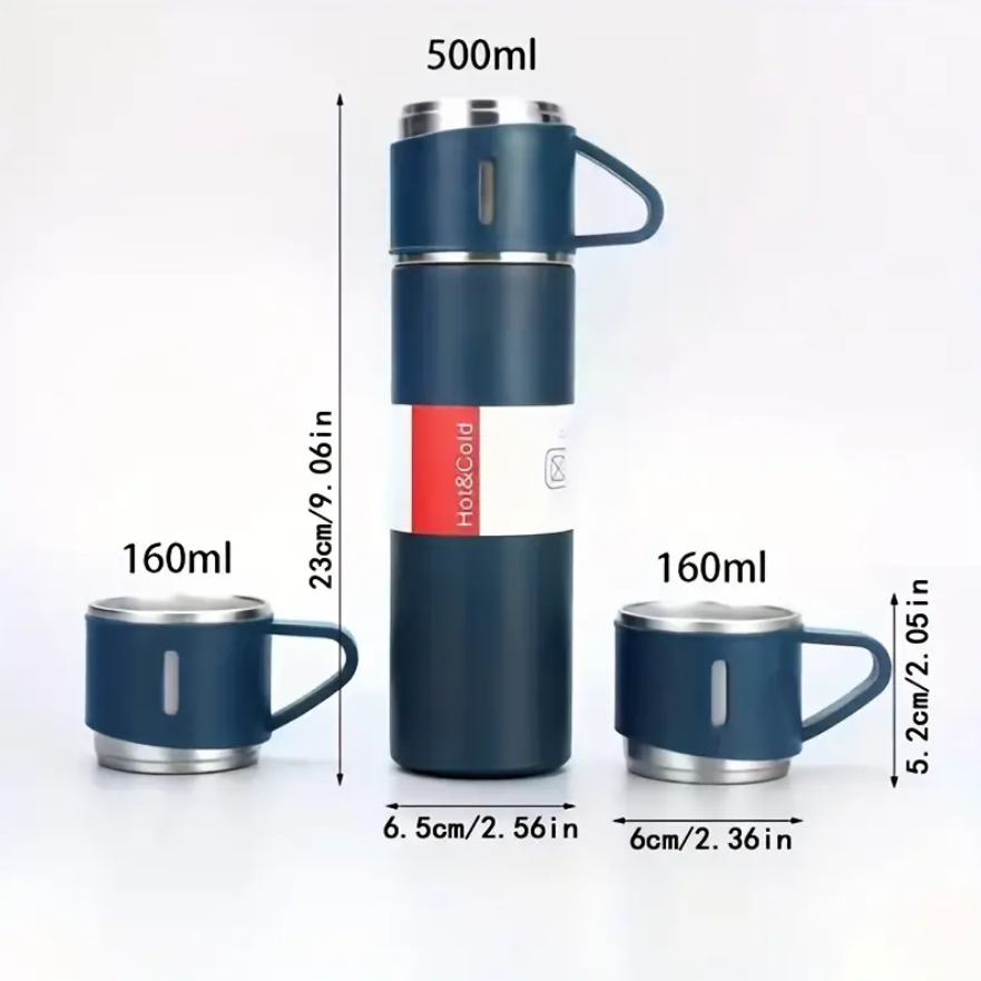 Stilingas 500 ml Termosas su Puodeliais