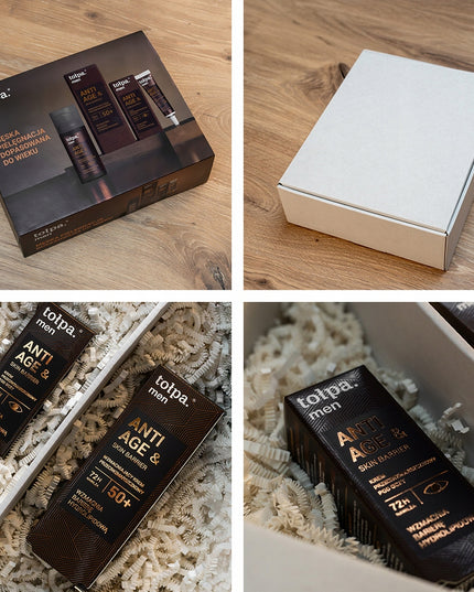 Tołpa Men Dovanų rinkinys vyrams, veido ir paakių kremas 50+