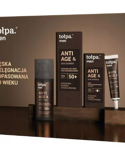 Tołpa Men Dovanų rinkinys vyrams, veido ir paakių kremas 50+