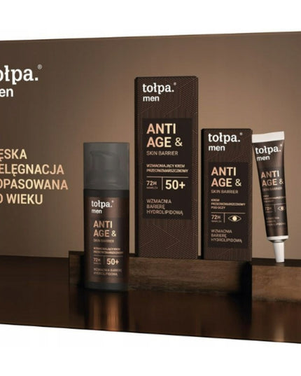 Tołpa Men Dovanų rinkinys vyrams, veido ir paakių kremas 50+