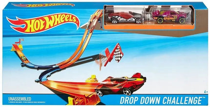Hot Wheels STUNT TRACKS dvigubo nusileidimo automobilių trasa