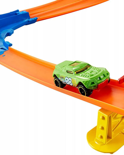 Hot Wheels STUNT TRACKS dvigubo nusileidimo automobilių trasa