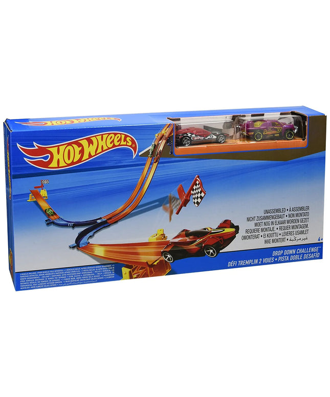Hot Wheels STUNT TRACKS dvigubo nusileidimo automobilių trasa