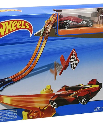 Hot Wheels STUNT TRACKS dvigubo nusileidimo automobilių trasa