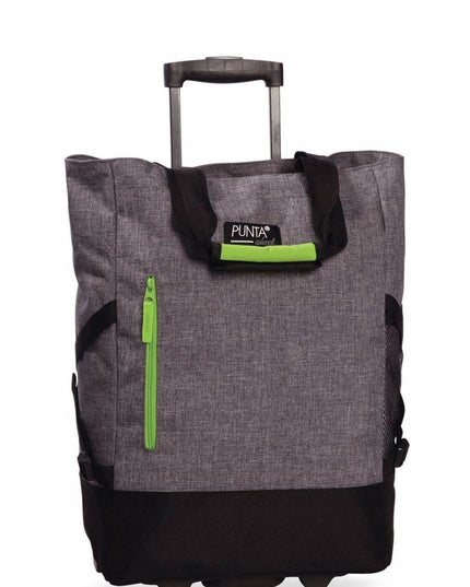 Krepšys ant ratukų / kabininis Punta Wheel Classic - plieno pilkos spalvos