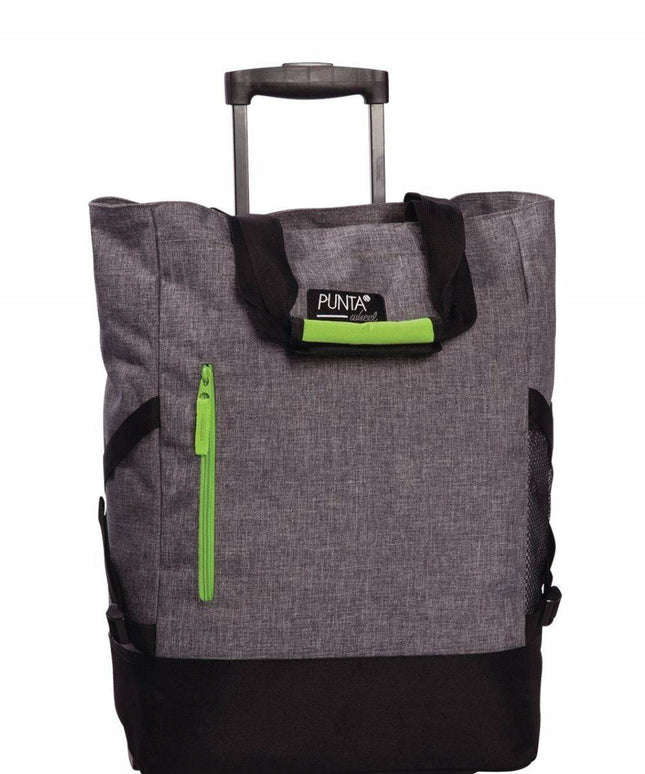 Krepšys ant ratukų / kabininis Punta Wheel Classic - plieno pilkos spalvos