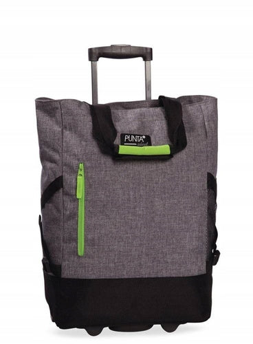 Krepšys ant ratukų / kabininis Punta Wheel Classic - plieno pilkos spalvos