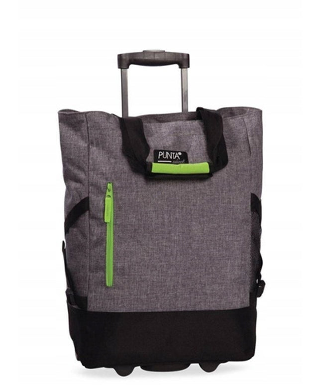 Krepšys ant ratukų / kabininis Punta Wheel Classic - plieno pilkos spalvos