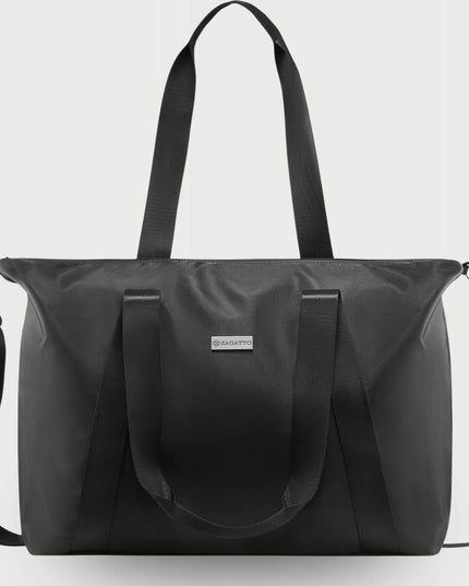 Moteriška talpi juoda „ZAGATTO“ shopper miesto rankinė ant peties