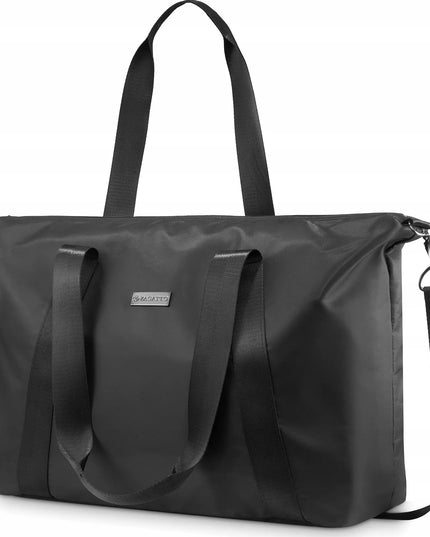 Moteriška talpi juoda „ZAGATTO“ shopper miesto rankinė ant peties