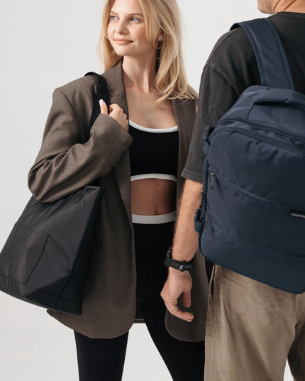 Talpi juoda moteriška „Shopper“ rankinė mokyklai ir darbui per petį ZAGATTO