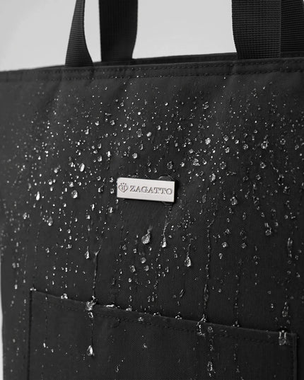 Talpi juoda moteriška „Shopper“ rankinė mokyklai ir darbui per petį ZAGATTO