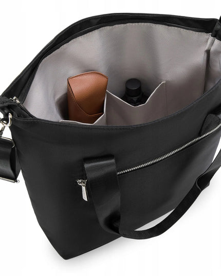 Talpi moteriška shopper rankinė mokyklai ir darbui, nešiojama per petį ZAGATTO
