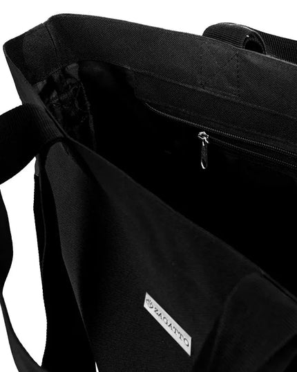 Moteriška juoda shopper rankinė Zagatto® ZG 621 darbui, apsipirkimui ir nešiojimui ant peties
