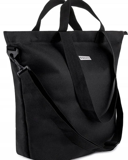 Moteriška juoda shopper rankinė Zagatto® ZG 621 darbui, apsipirkimui ir nešiojimui ant peties