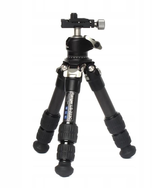 Leofoto LS-223C+LH-25 trikojis, 37 cm, pilkas