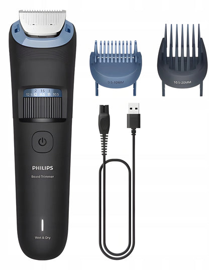 Barzdos trimeris Philips BT3660/15 Series 3000, 40 ilgio nustatymų, iki 80 min. veikimo