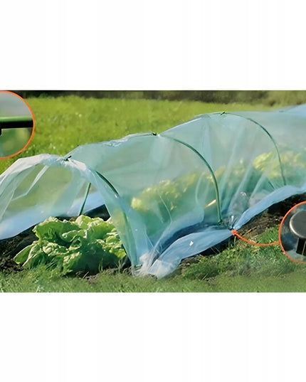 Folinis tunelis mini sodo šiltnamis augalų auginimui 1.8 x 10 m