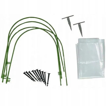 Folinis tunelis mini sodo šiltnamis augalų auginimui 1.8 x 10 m