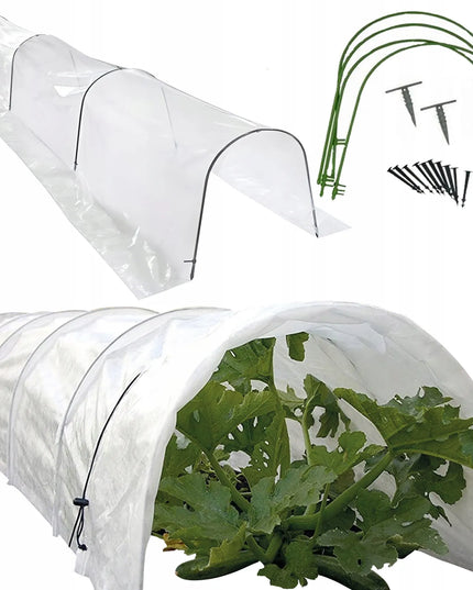 Folinis tunelis mini sodo šiltnamis augalų auginimui 1.8 x 10 m