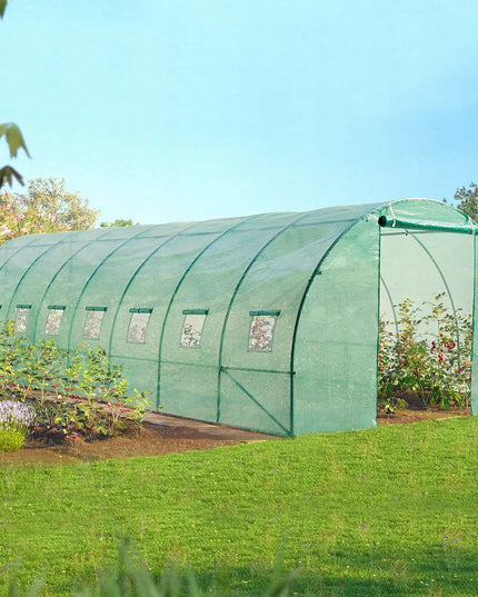 Sodo plėvelinis šiltnamis [18 m²] 6x3x2 [PLĖVELĖ + KARKASAS] | STORAS 25 mm