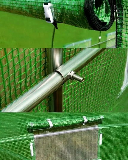 Sodo plėvelinis šiltnamis [18 m²] 6x3x2 [PLĖVELĖ + KARKASAS] | STORAS 25 mm