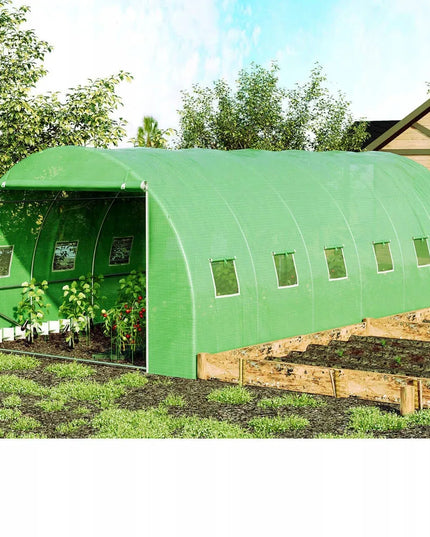 Plėvelinis šiltnamis Holla Garden 600 x 300 cm, 18 m², žalias