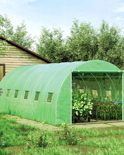 Plėvelinis šiltnamis Holla Garden 600 x 300 cm, 18 m², žalias