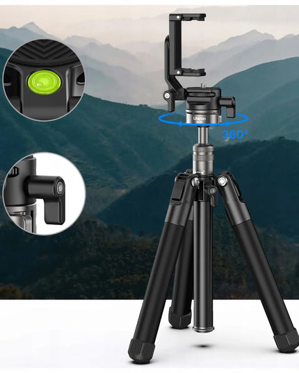 Turistinis trikojis / monopodas 145 cm ULANZI MT-63 su 1/4 colio išmaniojo telefono laikikliu
