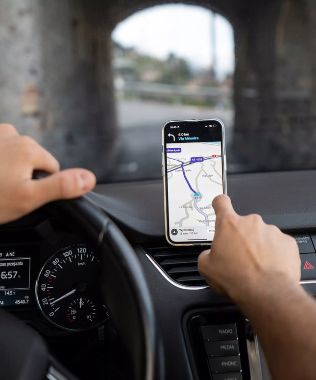 Magnetinis automobilinis telefono laikiklis ant prietaisų skydelio, suderinamas su MagSafe