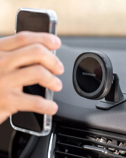 Magnetinis automobilinis telefono laikiklis ant prietaisų skydelio, suderinamas su MagSafe