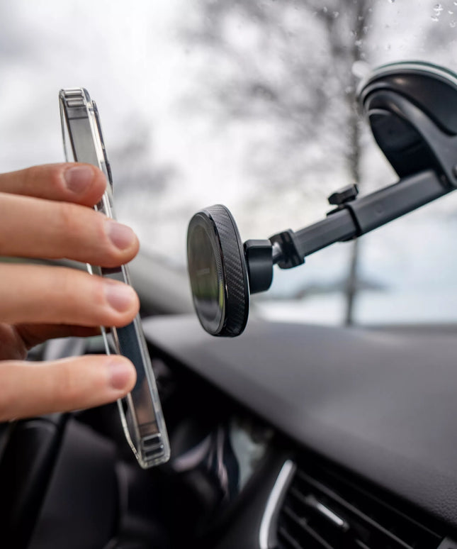 MAGNETINIS AUTOMOBILIO LAIKIKLIS TELEFONUI, PRIEKINIUI STIKLUI, PRIETAISŲ SKYDELIUI, KOKPITUI, MAGSAFE