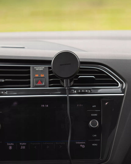 AUTOMOBILINIS TELEFONO LAIKIKLIS Į ORŲ VENTILIACIJOS ANGĄ SU MAGSAFE ĮKROVIKLIU