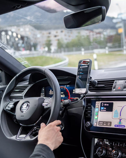Automobilinis telefono laikiklis į ventiliacijos groteles su MagSafe krovikliu