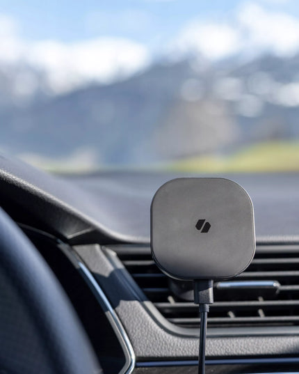 Automobilinis telefono laikiklis į ventiliacijos groteles su MagSafe krovikliu