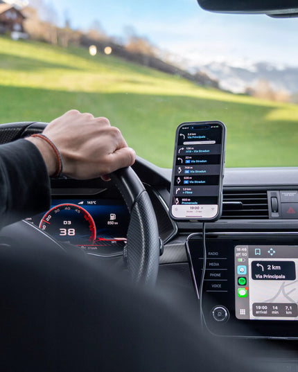 AUTOMOBILINIS TELEFONO LAIKIKLIS Į ORŲ VENTILIACIJOS ANGĄ SU MAGSAFE ĮKROVIKLIU