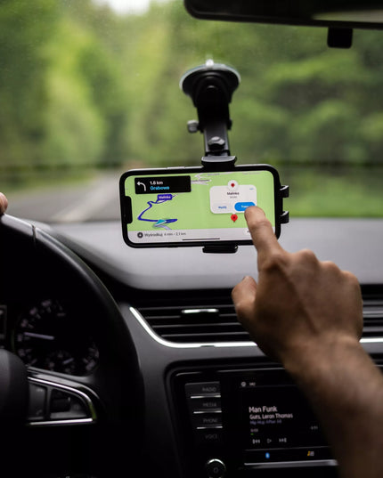 Spacecase automobilinis telefono laikiklis tvirtinamas prie stiklo arba prietaisų skydelio