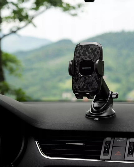 Spacecase automobilinis telefono laikiklis tvirtinamas prie stiklo arba prietaisų skydelio
