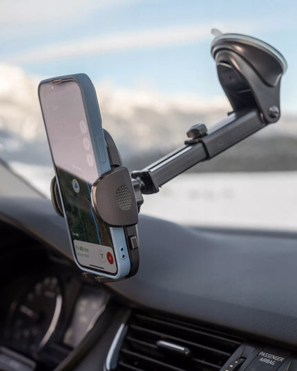 Spacecase automobilinis telefono laikiklis tvirtinamas prie stiklo arba prietaisų skydelio