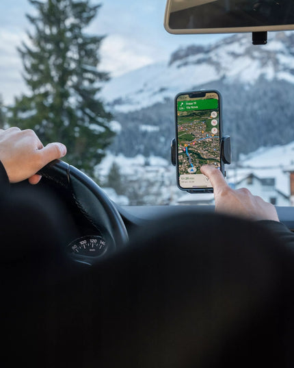 Spacecase automobilinis telefono laikiklis tvirtinamas prie stiklo arba prietaisų skydelio