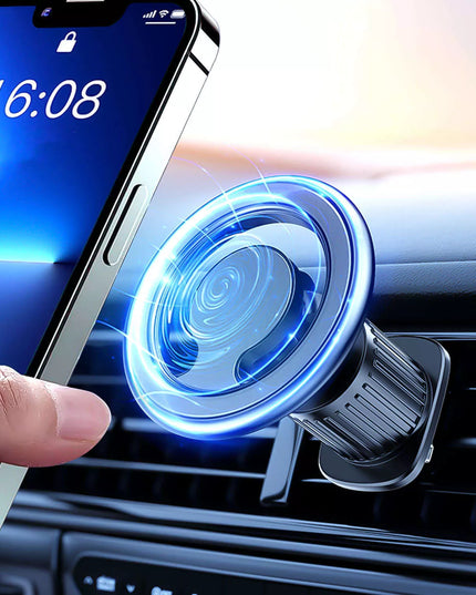 Alogy MagSafe telefono laikiklis į automobilio groteles su galingu magnetu