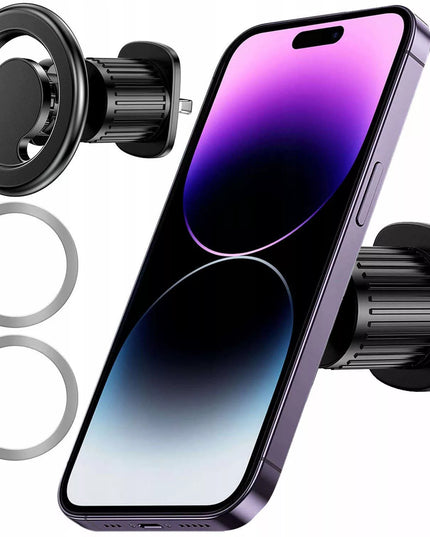 Alogy MagSafe telefono laikiklis į automobilio groteles su galingu magnetu