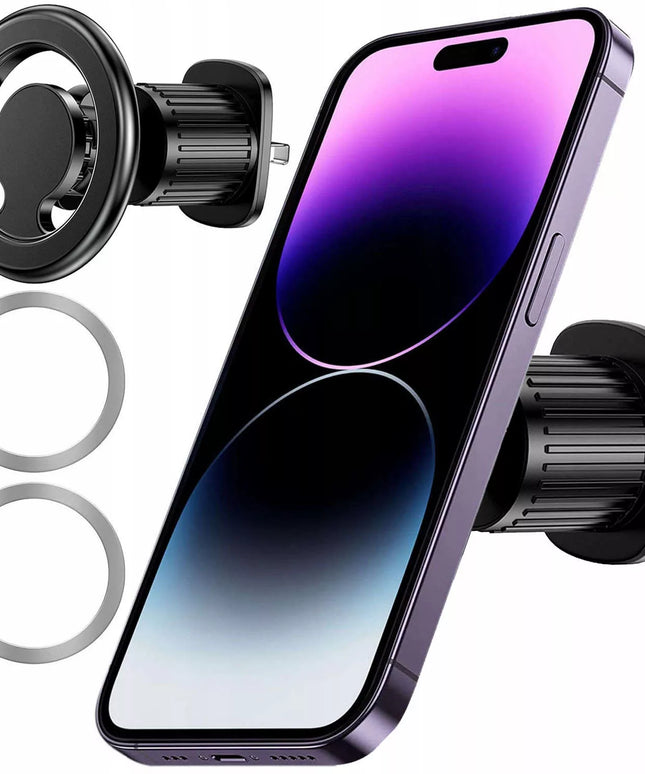 Alogy MagSafe telefono laikiklis į automobilio groteles su galingu magnetu