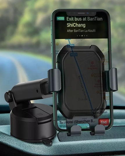 BASEUS gravitacinis automobilinis telefono laikiklis ant stiklo arba prietaisų skydelio, tvirtas