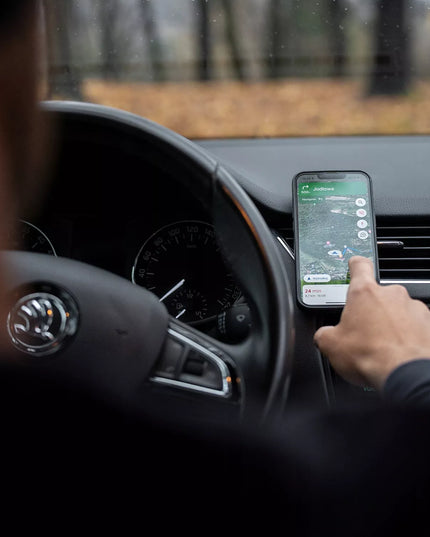 MAGNETYCZNY UCHWYT SAMOCHODOWY NA TELEFON DO KRATKI NAWIEWU MOCNY