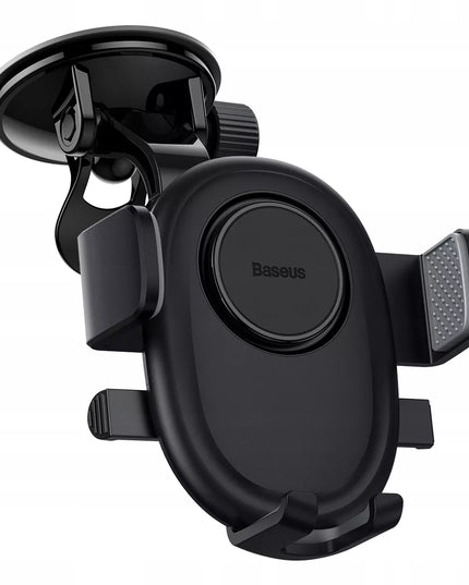 Automobilinis telefono laikiklis BASEUS spaustuvinis laikiklis ant prietaisų skydelio 360°