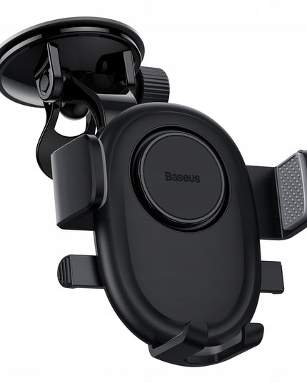 Automobilinis telefono laikiklis BASEUS spaustuvinis laikiklis ant prietaisų skydelio 360°