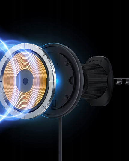 Automobilinis laikiklis greitas indukcinis įkroviklis BASEUS MagSafe, skirtas iPhone 15W