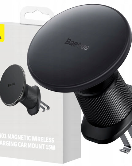 Automobilinis laikiklis greitas indukcinis įkroviklis BASEUS MagSafe, skirtas iPhone 15W